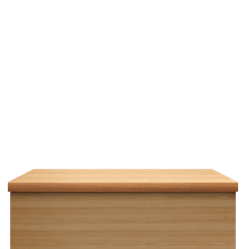 empty wooden table front view isolated transparent png