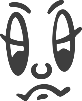 Cartoon retro face. Vintage mascot with comic cute eyes and mouth. Funny character expression. 30-50s design emotions element. Simple caricature head png