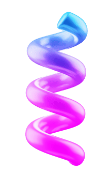 colourful 3d spiral on transparent background png