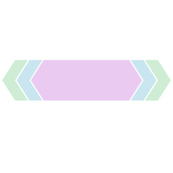 text box are pastel color arrow shape png