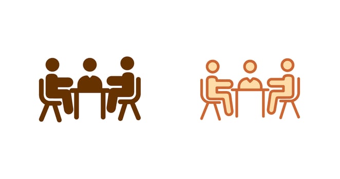 Meeting Icon Design vector