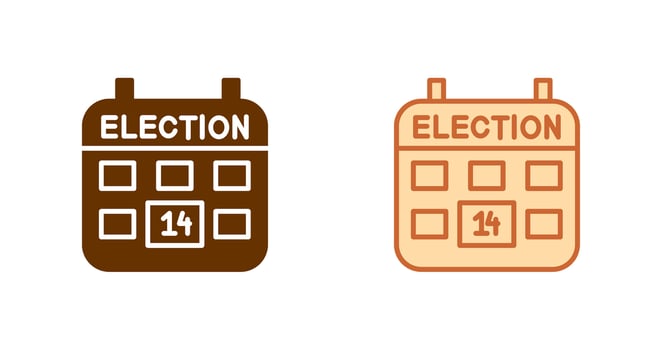 Election Day Icon vector