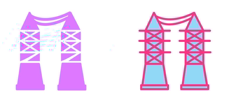 Transmission Icon Design vector