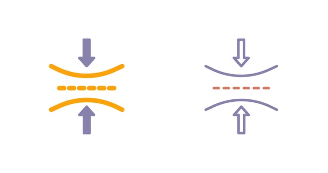 Elasicity Icon Design vector