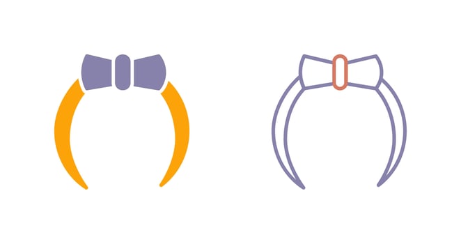 Headband Icon Design vector