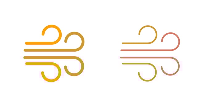 Wind Sign Icon vector
