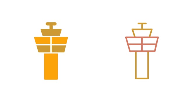 Control Tower Icon vector