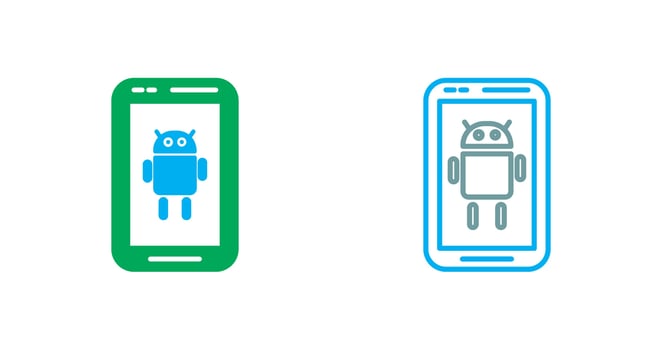 Android Icon Design vector