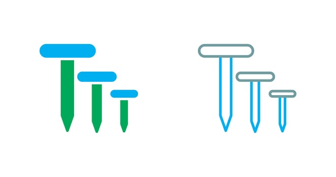 Nail Icon Design vector