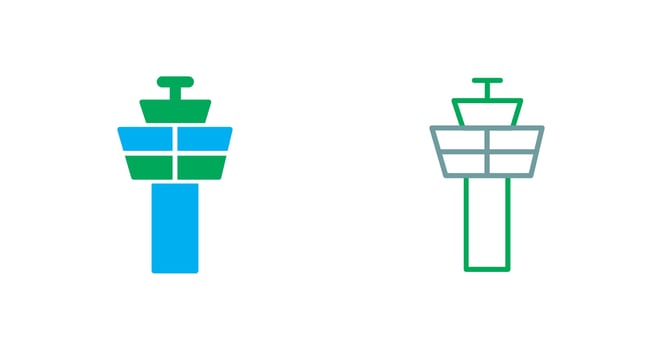 Control Tower Icon vector