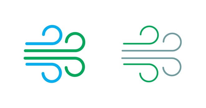 Wind Sign Icon vector