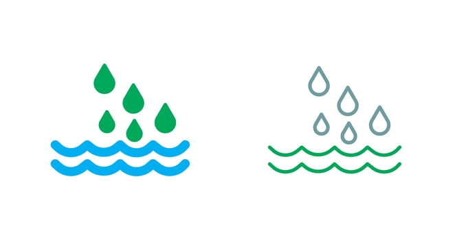 Water Drop Icon vector