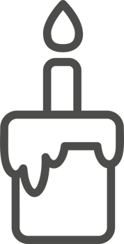 Christian religious outline symbol of Easter cake. Panettone pictogram for holly spring holiday. png