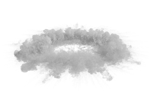 Smoke shockwave on transparent background png