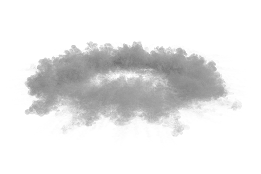 Smoke shockwave on transparent background png