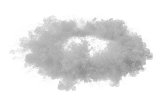 Smoke shockwave on transparent background png