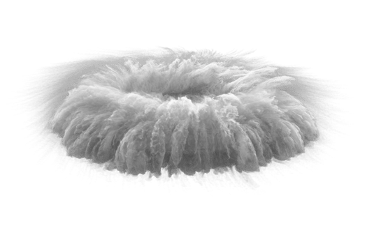 Smoke shockwave on transparent background png