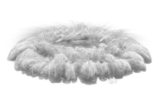 Smoke shockwave on transparent background png