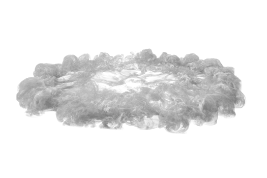 Smoke shockwave on transparent background png