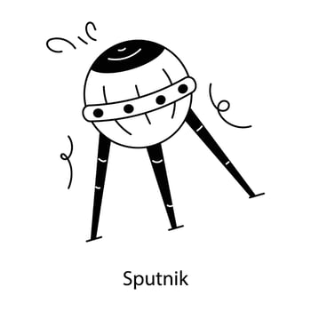 Trendy Sputnik Concepts vector