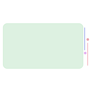 text box are pastel color square shape with dot and line png