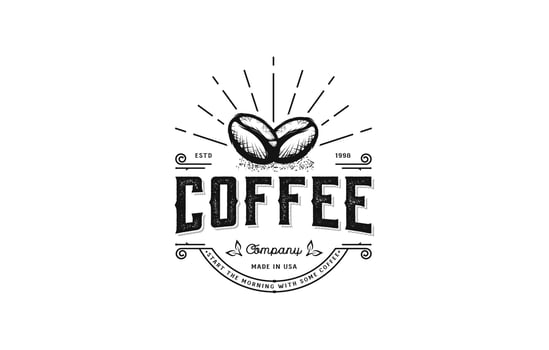 Vintage coffee logo, coffee logo, cafe logo, coffee cup logo, coffee shop logo, vintage logo, retro logo, hot coffee logo, drink coffee logo vector