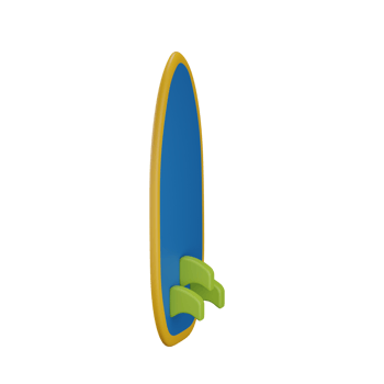 Surfboard 3D illustration png