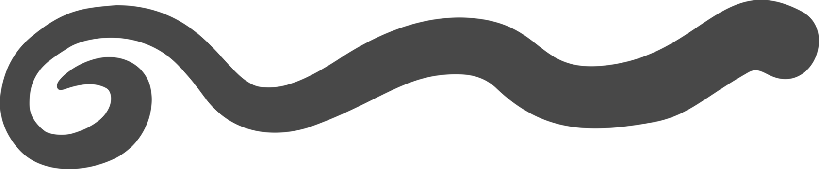 Swoosh line. Hand drawn swash and swish stroke with swirl tail. Calligraphy squiggle wave. Doodle decorative marker flourish. png