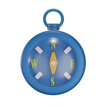 Compass 3D illustration png