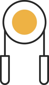 Hand Grip Skined Filled Icon vector