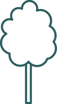 Cotton Candy Line Gradient Round Corner Icon vector