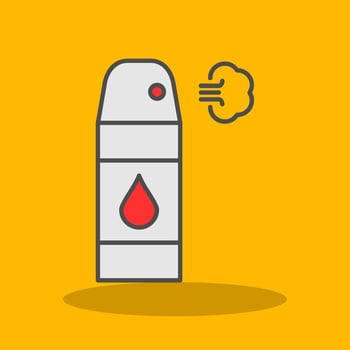 Air Freshener Filled Shadow Icon vector