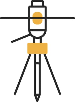 Lasers Skined Filled Icon vector