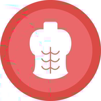 Abs Glyph Multi Circle Icon vector