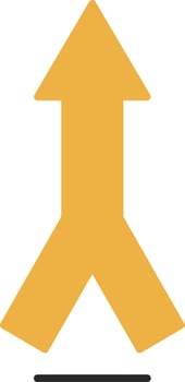 Merging Skined Filled Icon vector