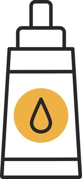 Lubricant Skined Filled Icon vector