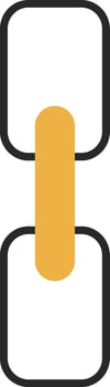 Chain Skined Filled Icon vector