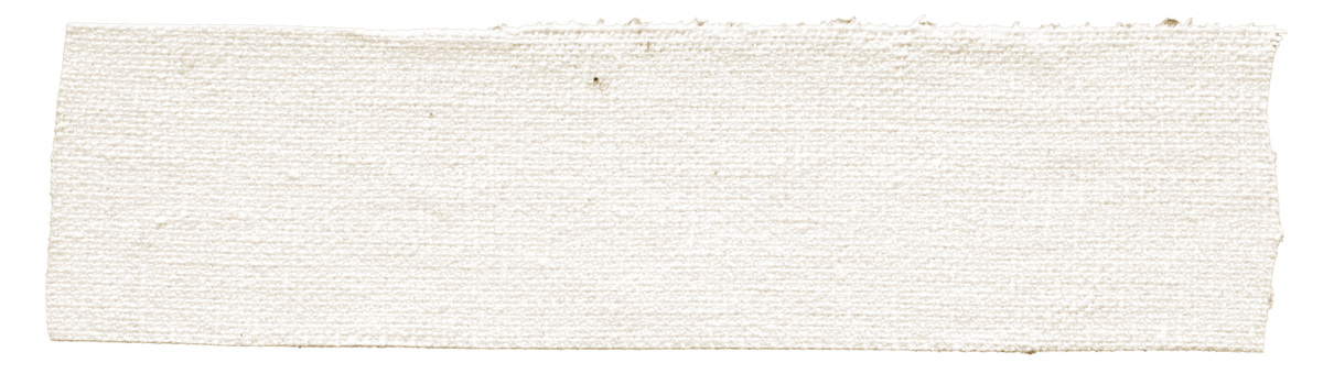 Textured White Washi Tape Strips. Scrapbooking Masking Tape Piece on Transparent Background png