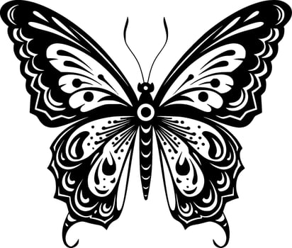 Butterfly - High Quality Logo - illustration ideal for T-shirt graphic vector