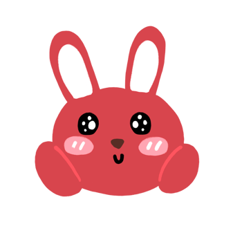 Red Rabbit Cartoon Bunny Head Cartoon illustration png