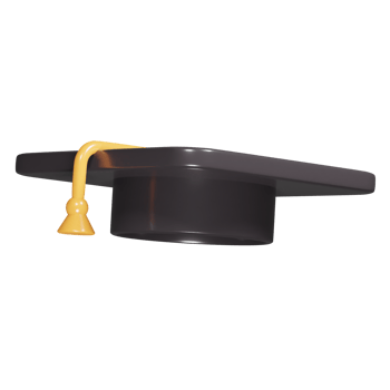 Education icon 3d render illustration png