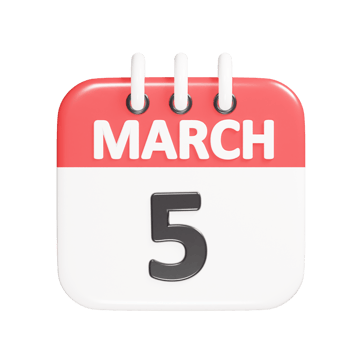 Calender icon 3d render illustration png