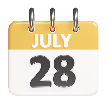 Calender icon 3d render illustration png