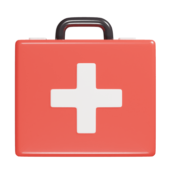 Aid kill icon 3d render illustration png