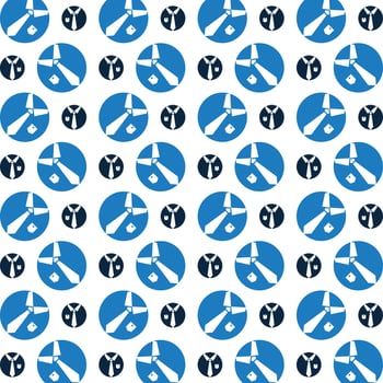 Tie noticeable trendy multicolor repeating pattern illustration background design vector