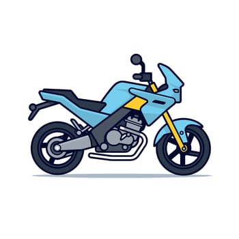 Green motorbike design illustration vector