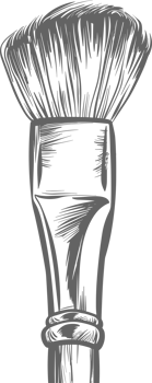 Brush clipart design illustration png