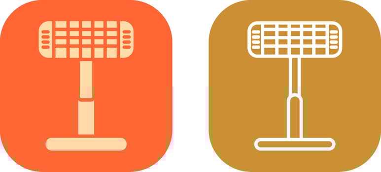 Infrared Heater Icon Design vector