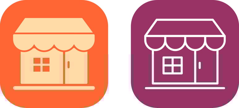 Store Icon Design vector