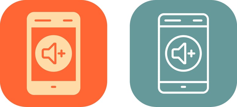 High Volume Icon Design vector